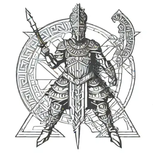 Warrior Standing Tall