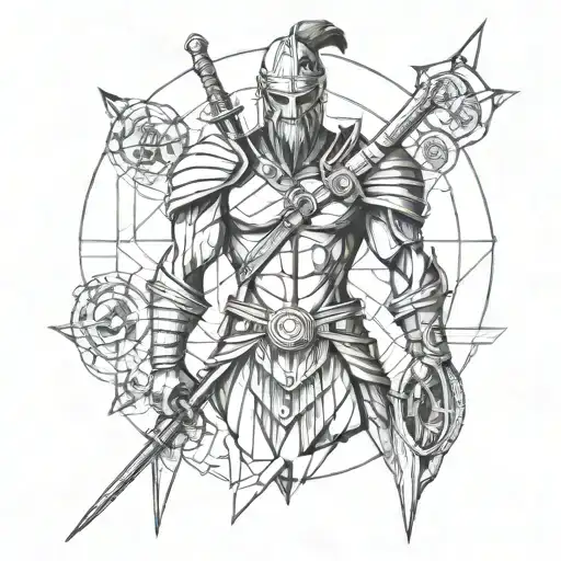 Warrior Standing Tall Ship