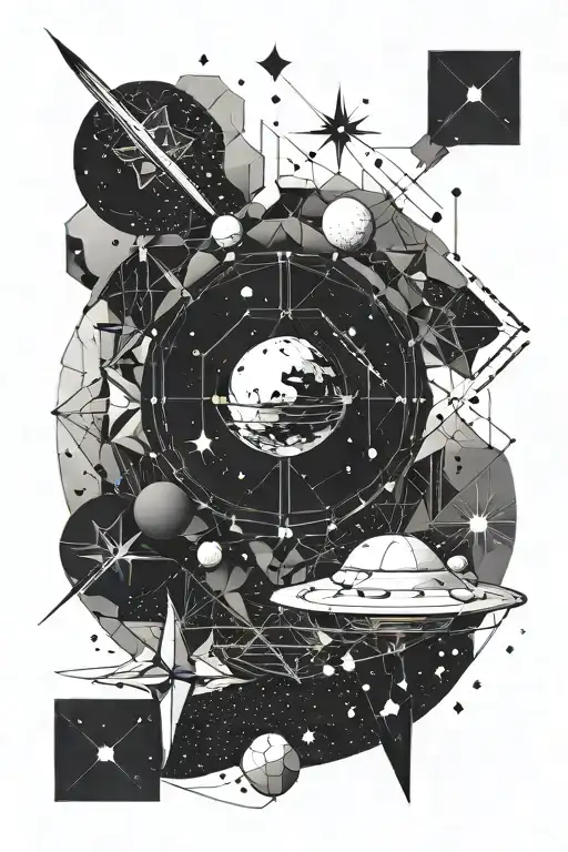 Stars And Space Themed In