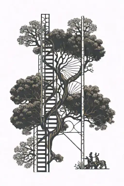 Dna Chain And Tree