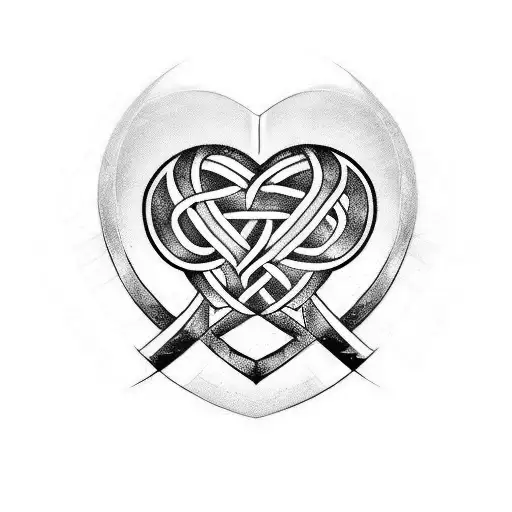 Viking Symbol Healing Heart Circle