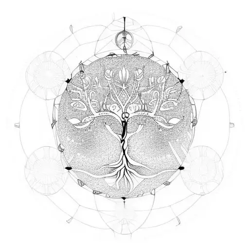 Tree Of Life With Dream Catcher