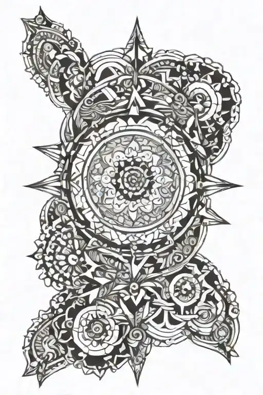 Mariuhana Clock Mandala