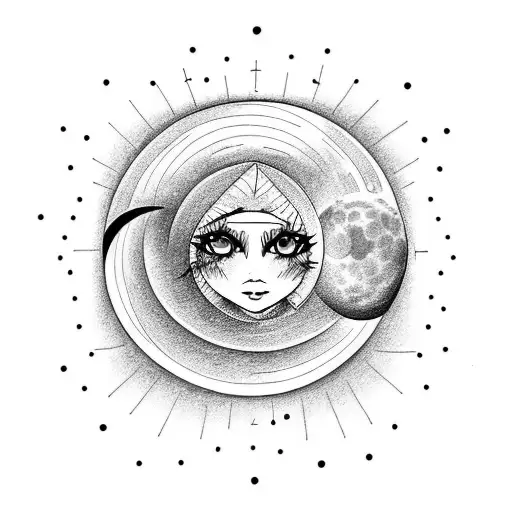 A Lonely Girl Who Loves The Moon