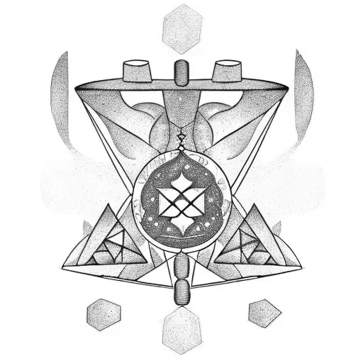 Aquarius Pot And Libra Scales