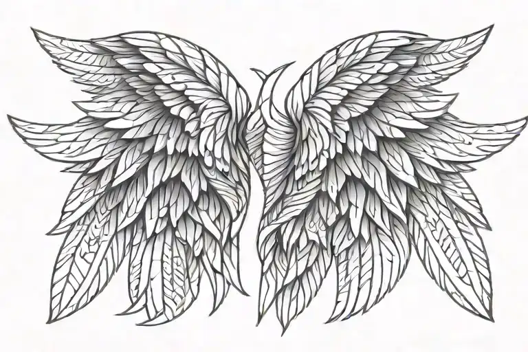 Angel Wing With Wings
