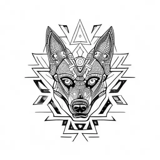 Aztec Belgian Malinois Black Mask