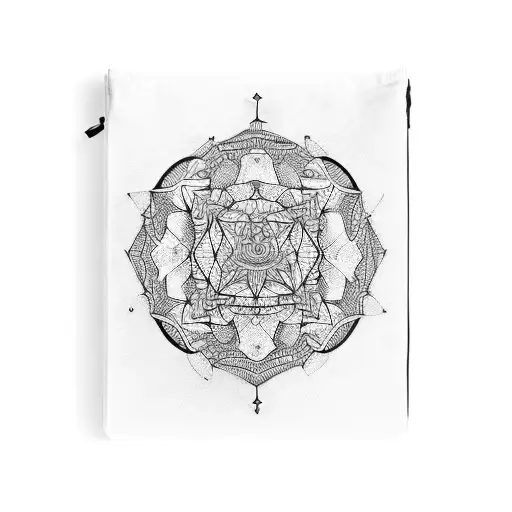 Black And Red Full Sleeve