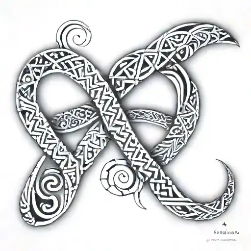 Infinity Symbol With Names