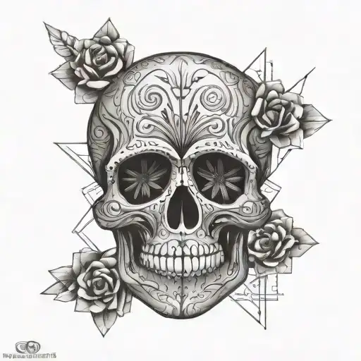 Day Of The Dead Skull