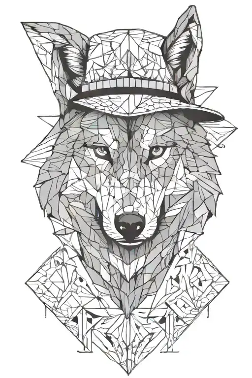 Wolf With Hat