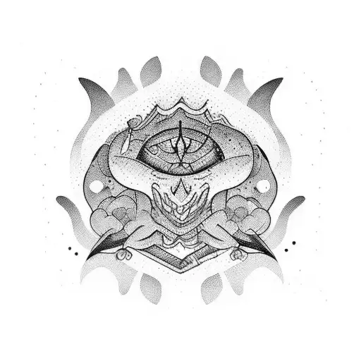 Sleep Text With Dark Design