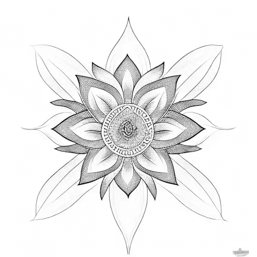 Lotus Flower And Spider Lily