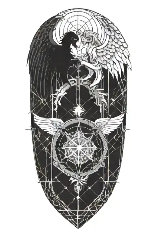 Pisces And Scorpio Zodiac Signs With A Guardian Angel