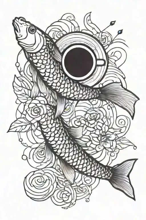 Koi Fish And Coffee