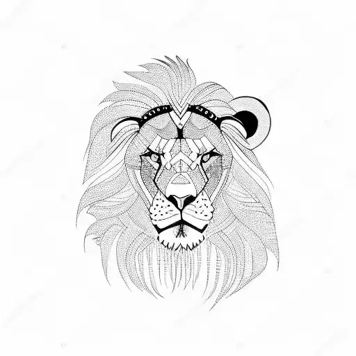 Three Angry Lion Cubs