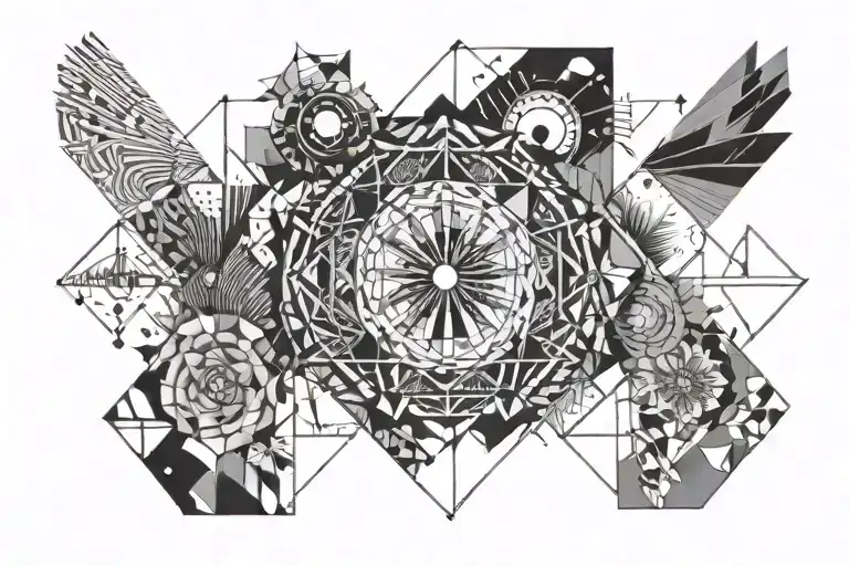 Travel Inspired Half Sleeve