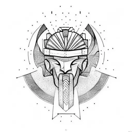 Greek God Black And White