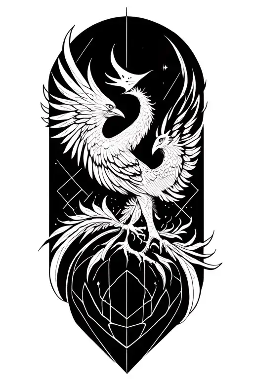 Phoenix Rising From The Ashes