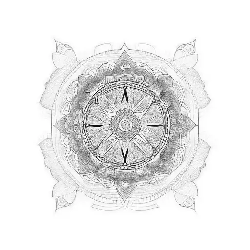 Asian Mandala Sleeve