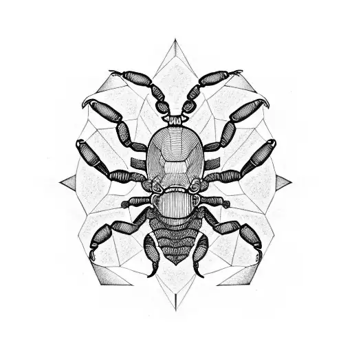 Scorpion But Not Dark And Creepy But Make It An Artwork And Implement Somewhere Subtle The Number 13