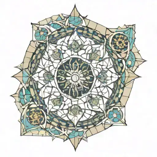 The Rose Window From Notre Dame In Color