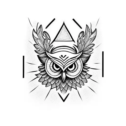 Owl Fleur De Lis