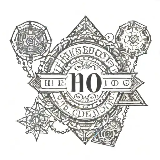 The Name Hudson With Roman Numerals Representing Important Dates