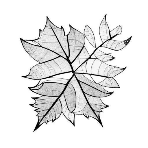 2 Leaves Tree Branch Chest