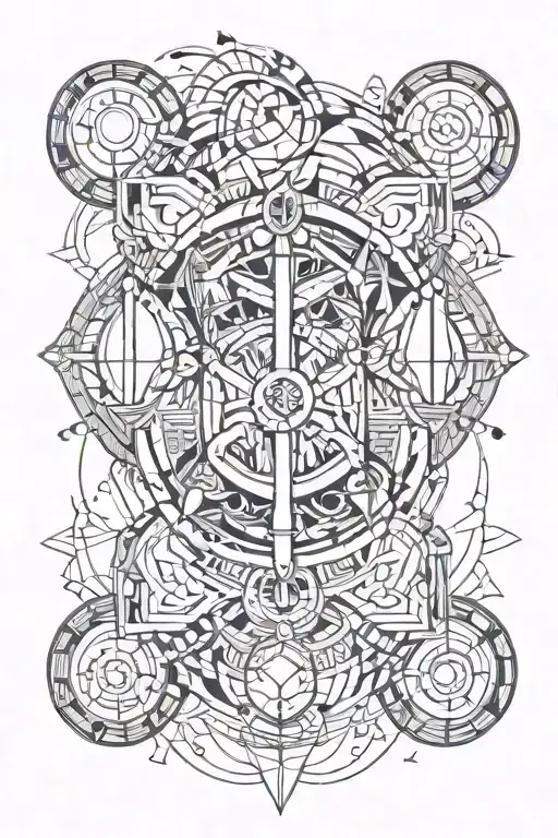 Libra And Gemini Zodiac Sign Intertwined