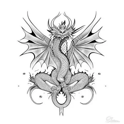 Dragon With Tying And Yeng