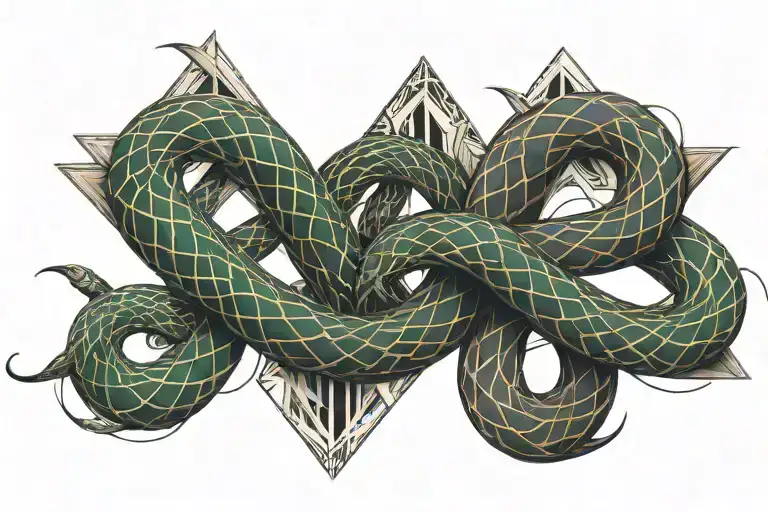 Snake Intertwined