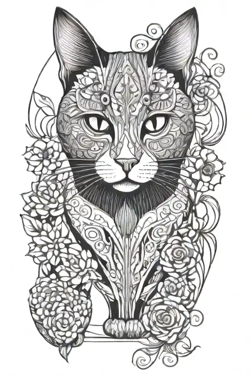 Cat Knocking Of Flower Vase