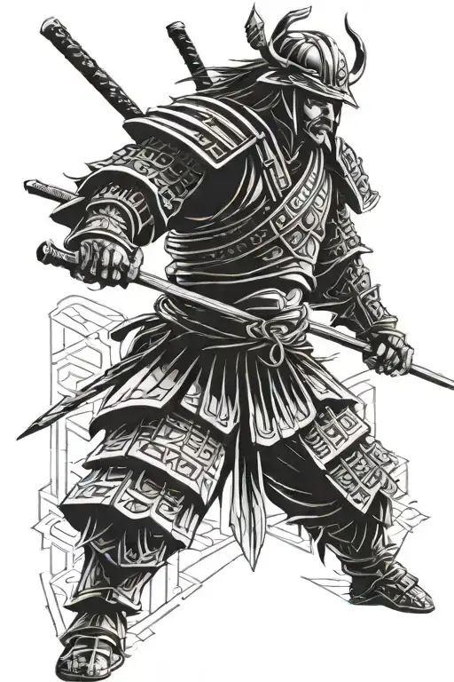 Samurai Warrior Standing