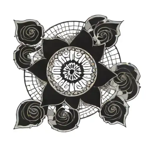 The Rose Window From Notre Dame In Color