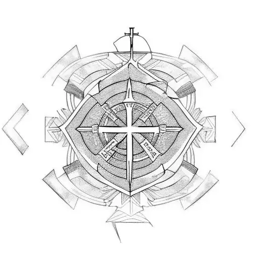 Christian Cross Spaceship