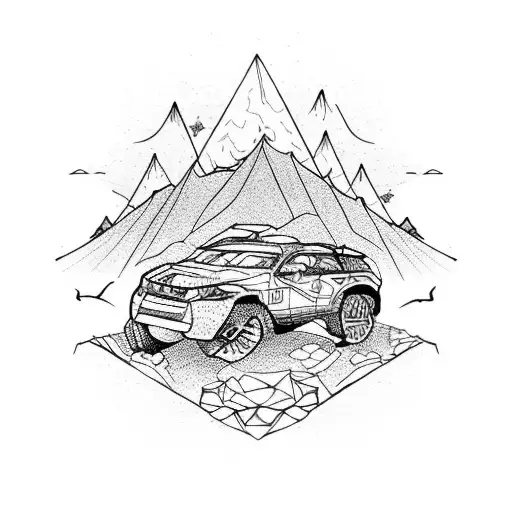 Mountain Bike Camping Cars Dog