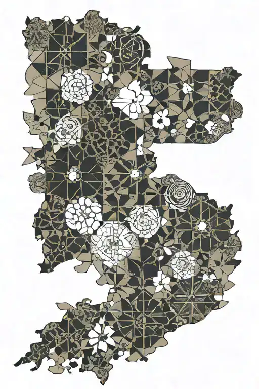 Map Of Ireland And Texas Morph