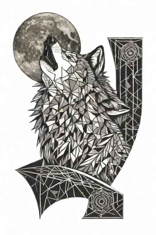 Wolf Howling At The Moon