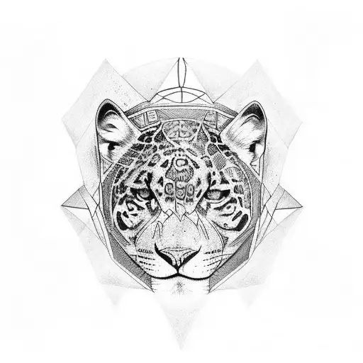 Half Dark And Half Light Jaguar Chest