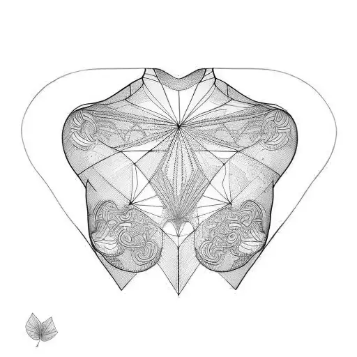 Line Patterns On The Chest