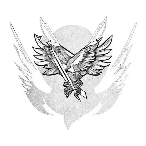 Eagle Wing Bow And Arrow Set