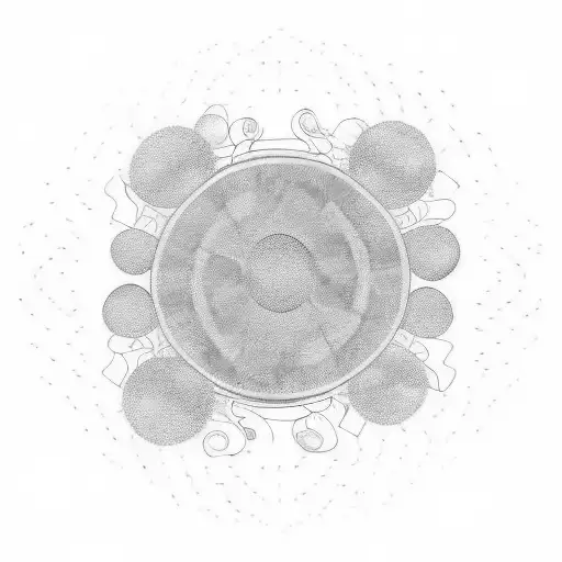 Abstract Psychedelic Simple Geometric Bubbles