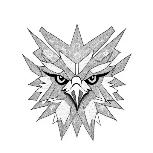 Eagle Design With The Upper Body