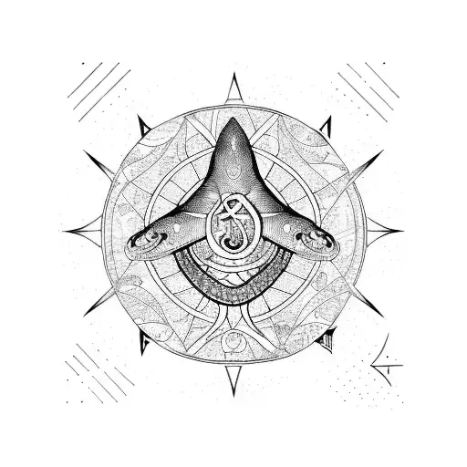 Snake And Zodiac Stellar Map