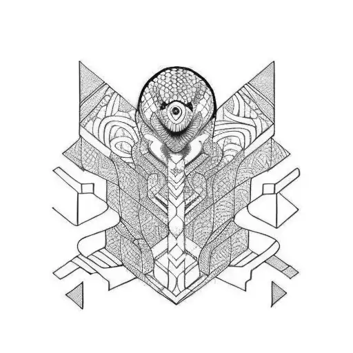 Geometric Snake Skundalini Snake