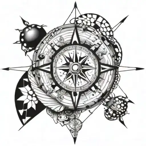 Compass Arrow Ladybug