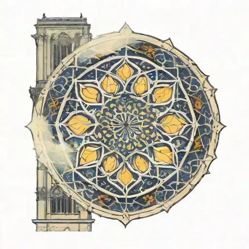 Rose Window Notre Dame Color