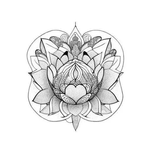 Animal In Lotus Seat