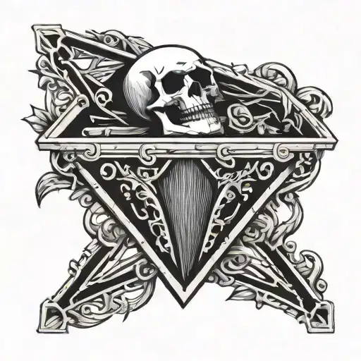 Coffin Skeleton Banner